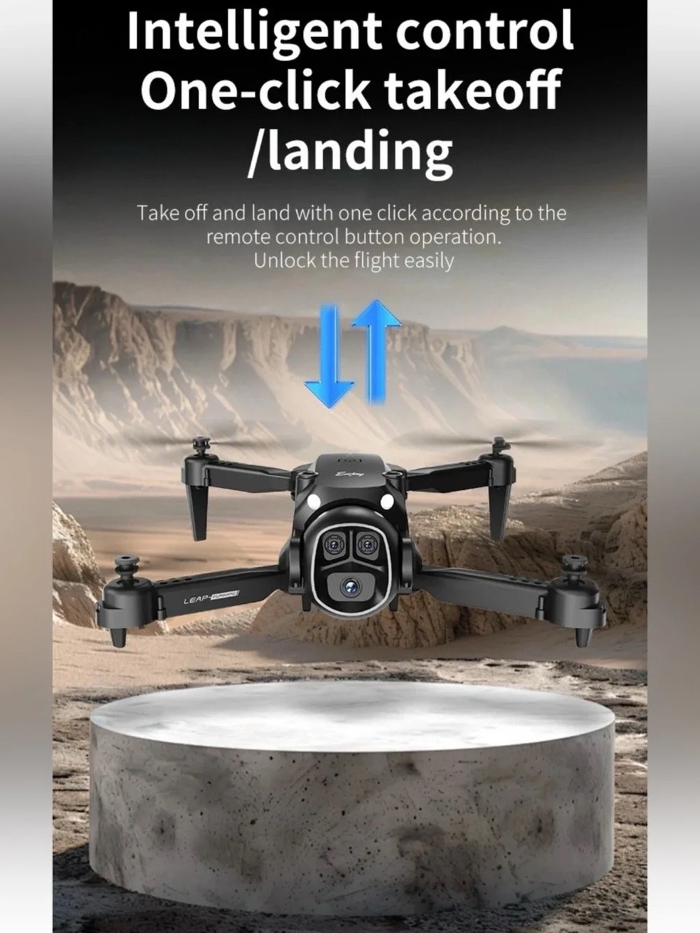 Smart VR COMBO Drone+ VR Glasses Fun Immersive Flying Perfect 4 Gifts & Beginner